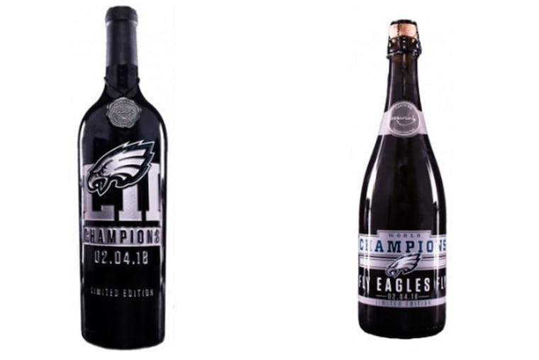 The Eagles-themed wine is available to buy online now and will soon be available in stores.