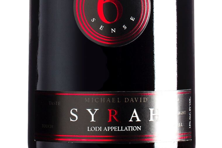 Michael David "6th Sense" Syrah.