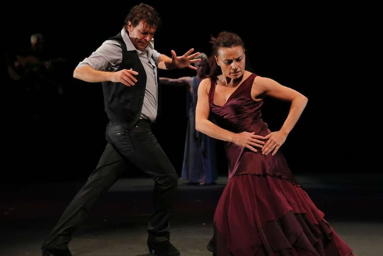 Company star Soledad Barrio in "Antigona," based on Sophocles' tragedy, with a nod to recent Spanish history.