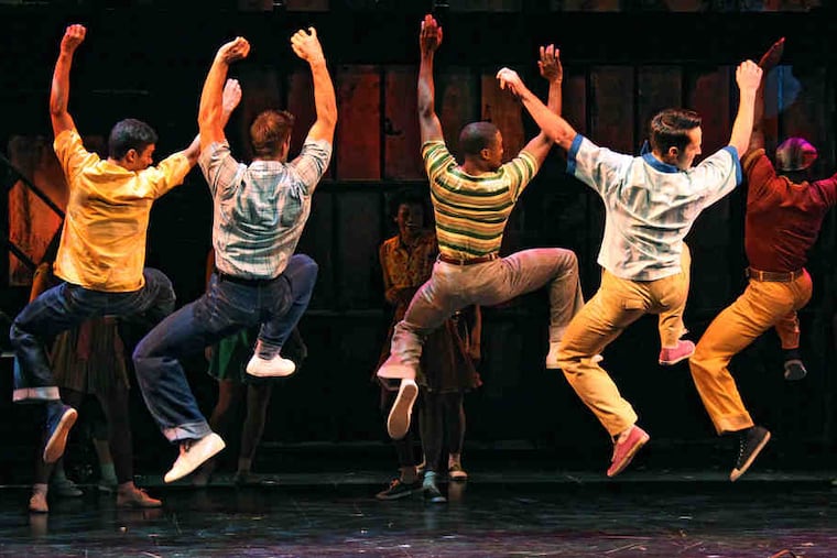 The Tony-winning musical "Memphis" is set to play in taped form in more than 500 cinemas nationwide, including 10 in this area. Here, the cast performs at New York's Schubert Theatre.