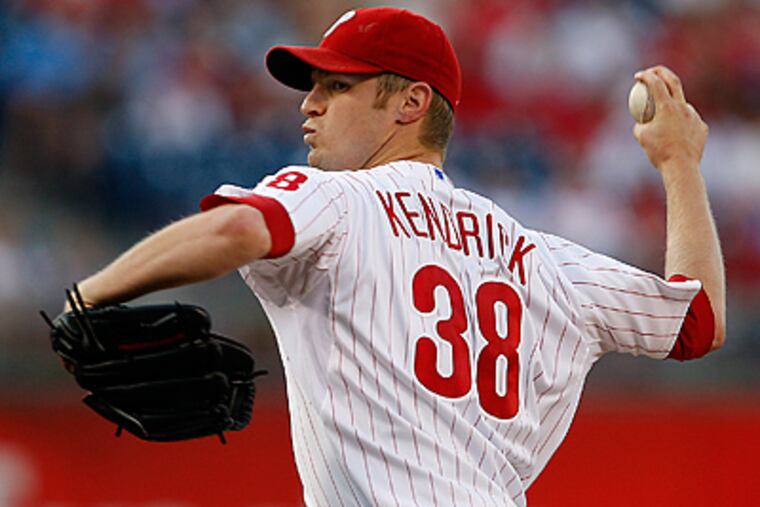 The Phillies have offered contracts to both Kyle Kendrick and Ben Francisco.(David Maialetti / Staff Photographer)