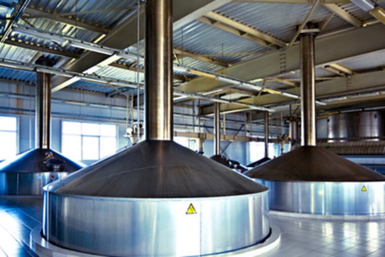 Breweries use thousands upon thousands of gallons to clean kettles, kegs and other equipment. Even more is used to irrigate farmland to raise the grain needed for malt. (shutterstock)