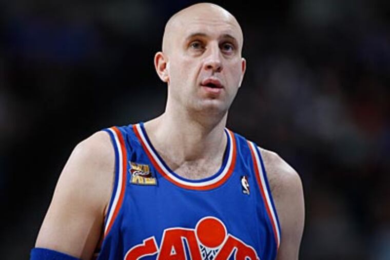 The Cavaliers' Zydrunas Ilgauskas will join teammate LeBron James in Miami later this week, his agent said. (AP Photo / David Zalubowski)