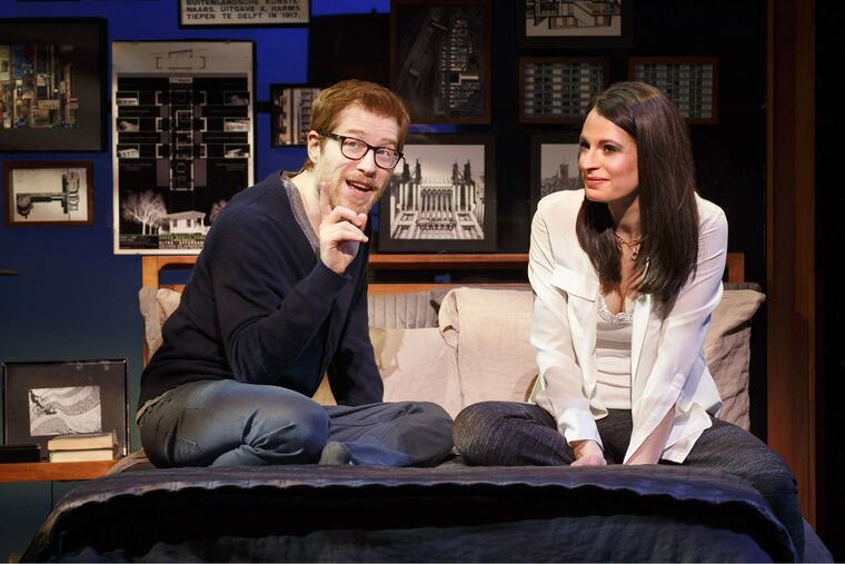 Anthony Rapp and Jackie Burns, who portrays Elizabeth, star in 'If/Then.' The play explores choice and two paths that Elizabeth's life could have taken.