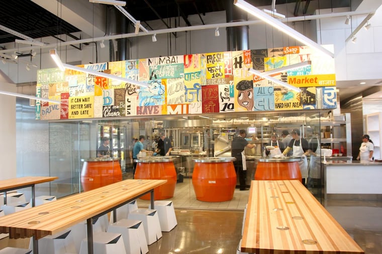The four tandoors in the glassed-in kitchen at Choolaah, 155 Main St., King of Prussia.