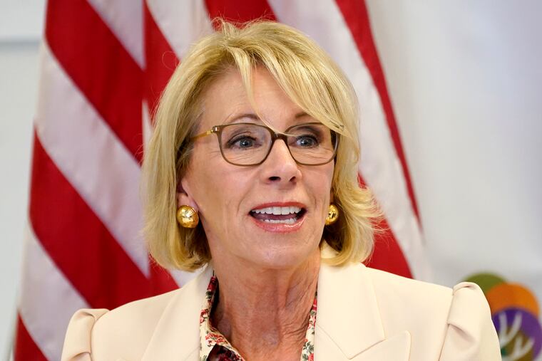 Secretary of Education Betsy DeVos.