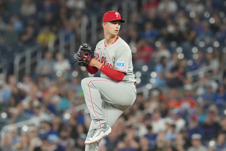 Phillies pitcher Mick Abel allowed one run over 5⅓ innings on Wednesday.