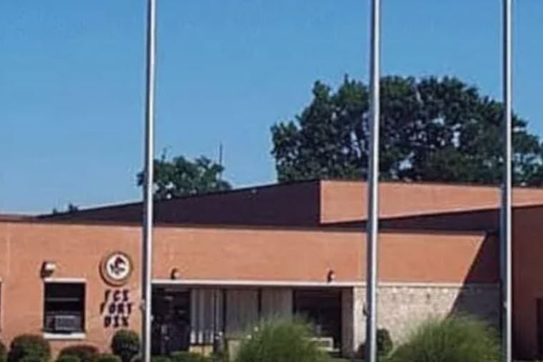 The Fort Dix federal prison.