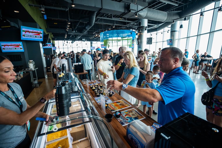 Inside Water Ice Festival at Ocean's Casino Resort.