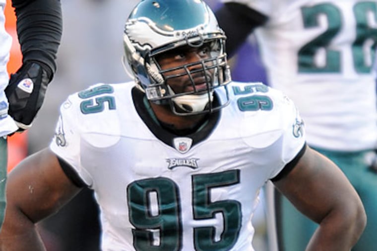 "I know I have something to prove to the coaches," Victor Abiamiri said. (Gail Burton/AP file photo)