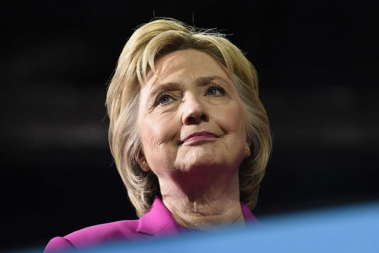 Hillary Clinton this month as President Obama endorsed her campaign to become the nation's first female president.