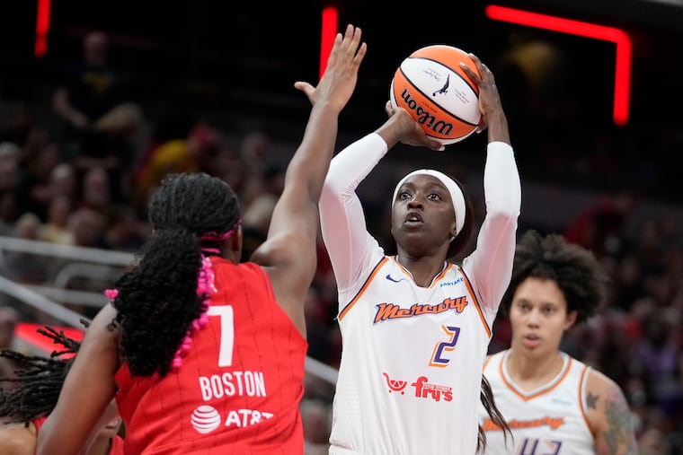 Could Phoenix Mercury star Kahleah Copper have a future in media? She gave it a try on Wednesday.