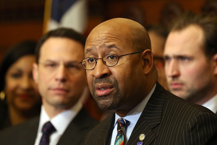 Mayor Nutter: He liked stop-and-frisk’s success in the Big Apple and called for it here in ’07. (DAVID MAIALETTI / STAFF PHOTOGRAPHER)