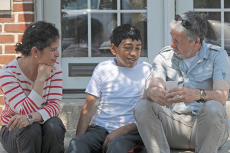 Fawzi Nazzal is staying with Jerry Roseman and his wife Alia Banna, and sightseeing in style. (April Saul / Staff Photographer)