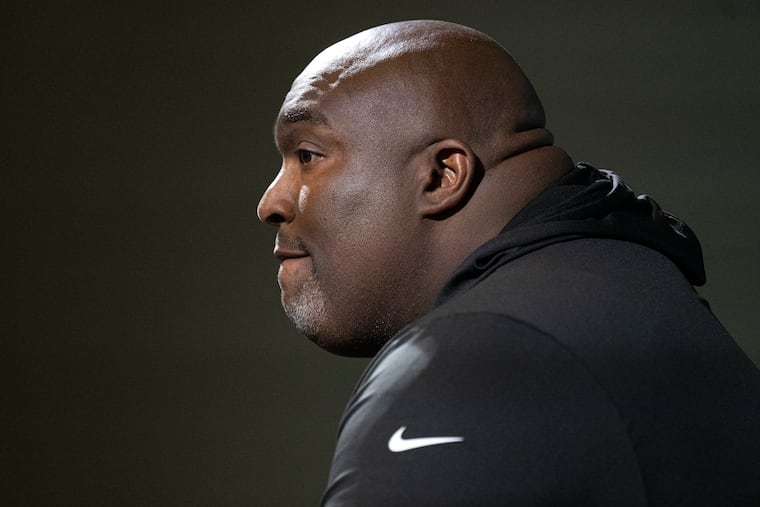 Clint Hurtt has been the Eagles' defensive line coach for the last two seasons.