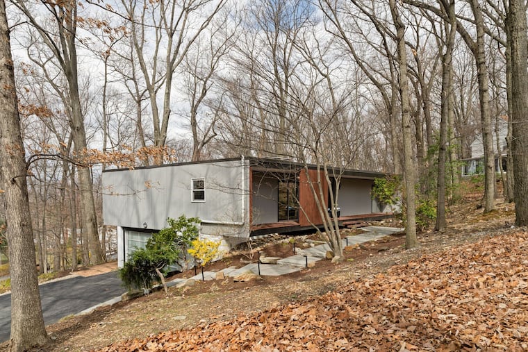 The exterior of the 4-bedroom ranch house in Devon.
