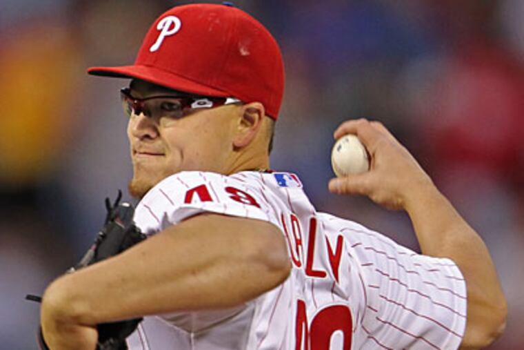 Vance Worley has been on the disabled list with right elbow inflammation. (David M Warren/Staff Photographer)