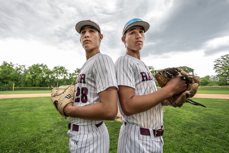 Austin (left) and Blake Havertine have played baseball together for the last 18 years. Now, they're heading to different colleges.