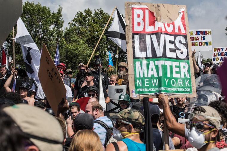 Tensions between white supremacists and counter protestors rose at the Unite the Right rally in 2017 in Charlottesville, Va.