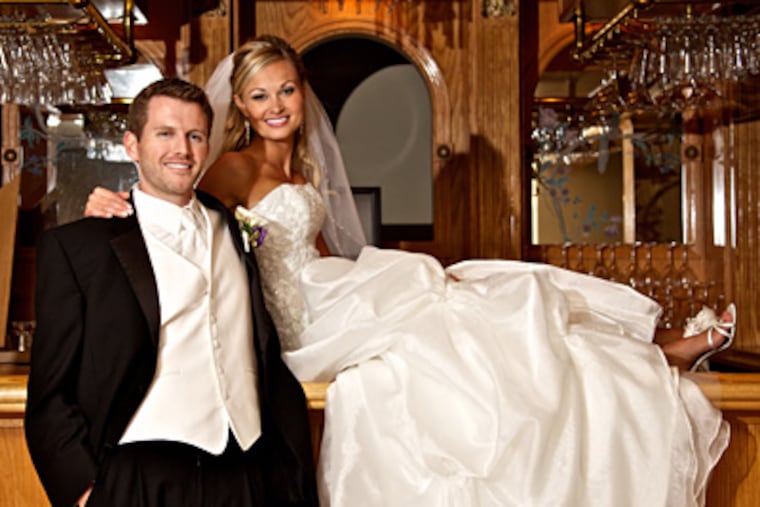 Nicole McDermott and Shawn McGinley were married on October 2 in Somers Point. (Photo / Kalen Foley)