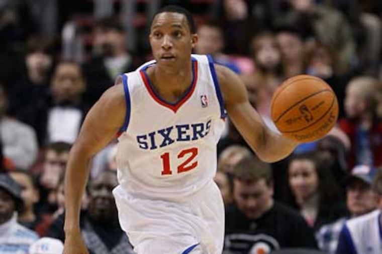 Evan Turner was presumed to be the favorite for a starting spot in the Sixers' backcourt. (Matt Slocum/AP Photo)