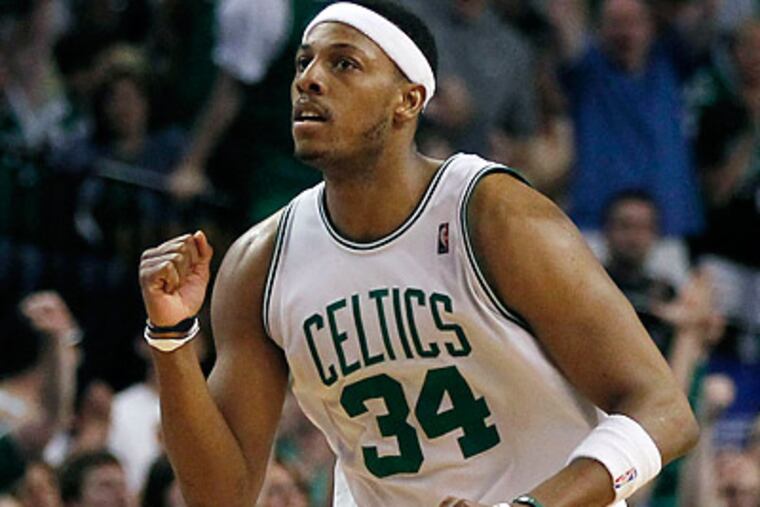 Los Angeles native Paul Pierce will lead the Celtics against the Lakers in the NBA Finals. (Charles Krupa/AP file photo)
