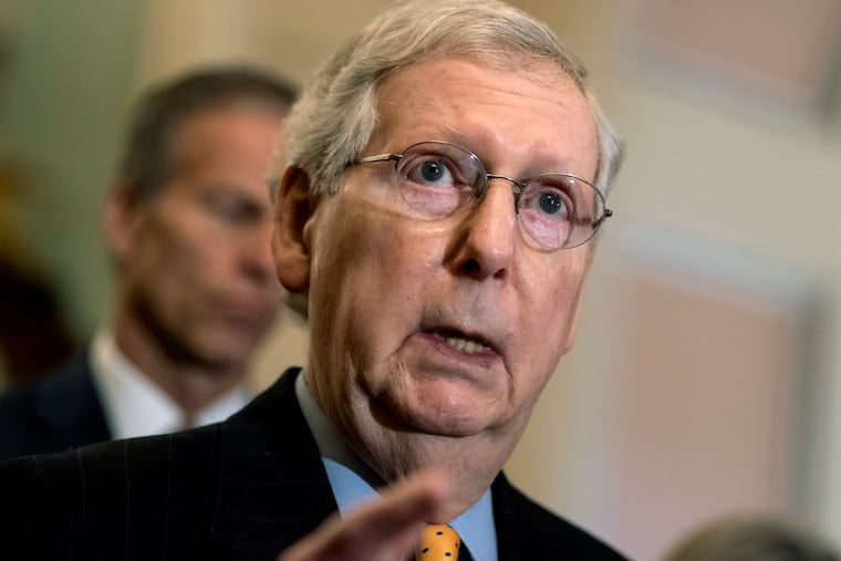 Senate Majority Leader Mitch McConnell, R-Ky.
