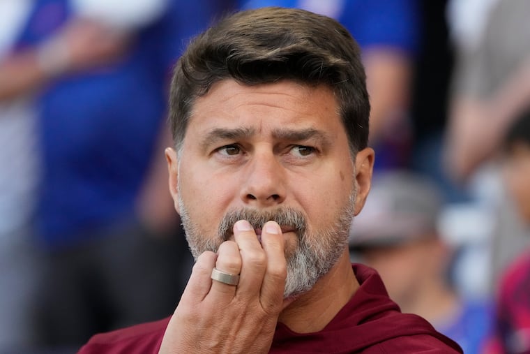 "I am the guilty and I am the responsible," U.S. manager Mauricio Pochettino said of his starting lineup that gave up four goals in the first half.