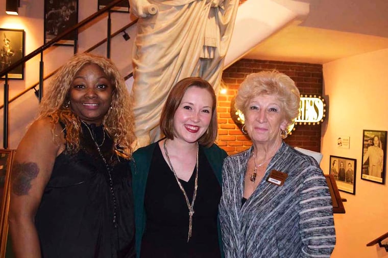 Angelica Evan (left) Laura Van Tassel and Loretta Basualdo.
MAGGIE HENRY CORCORAN