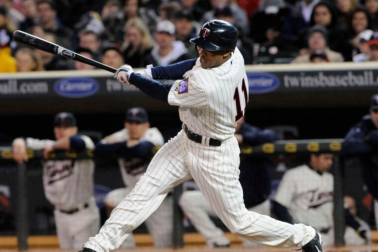 Ben Revere, the newest Phillie, swings from the left side of the plate and can hit for average.