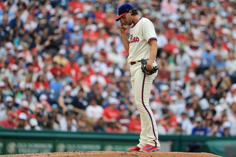 The Phillies' Aaron Nola, according to Dave Dombrowski, is “a better pitcher than what he’s been pitching recently. He just is.”