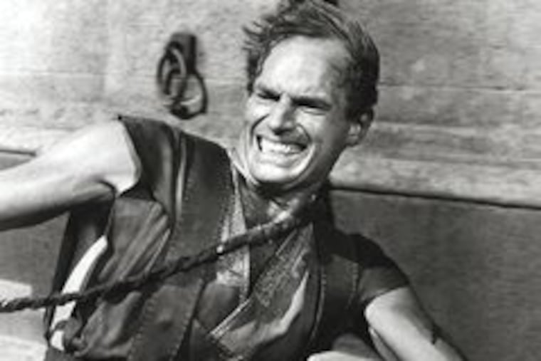 Charlton Heston won an Oscar in 1959 as the chariot-racing "Ben-Hur."