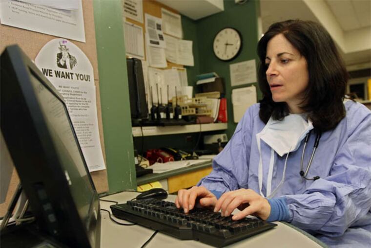 Jeanmarie Perrone, at the Hospital of the University of Pennsylvania, was pleased to hear Thursday's news about the new opioid restrictions. (Michael Bryant / Staff Photographer)