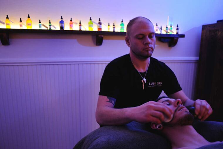 At the new Lush Spa, on Walnut, the aim is to “give people what they truly want, to be uplifted.” (Photo: Albert Yee)