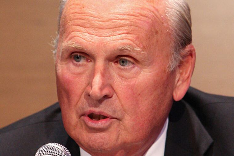 Former City Commissioner Joe Duda, the Republican leader of the 66th Ward in Northeast Philadelphia, has died. ( FILE PHOTO /Steven M. Falk / Staff Photographer )