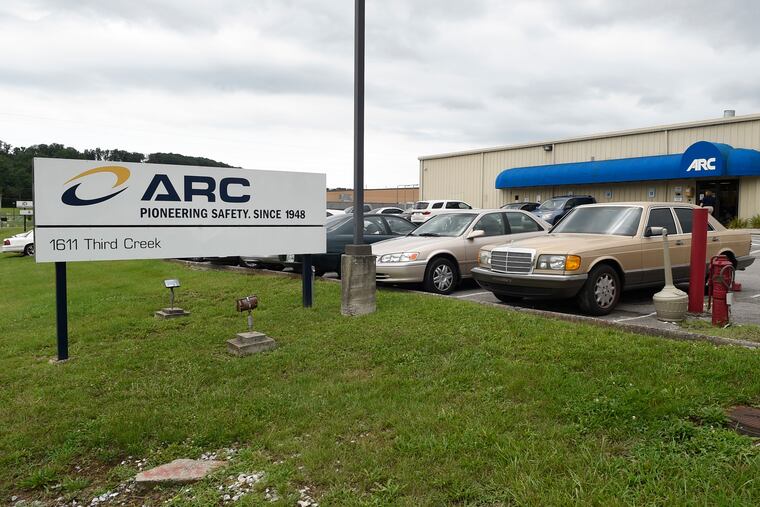 The ARC Automotive manufacturing plant in Knoxville, Tenn. is shown in 2015.