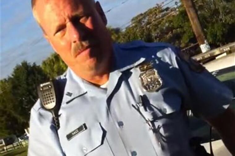 YouTube video purports to show unlawful harassment and racial profiling by Philadelphia police on Sept. 27, 2013. (YouTube)