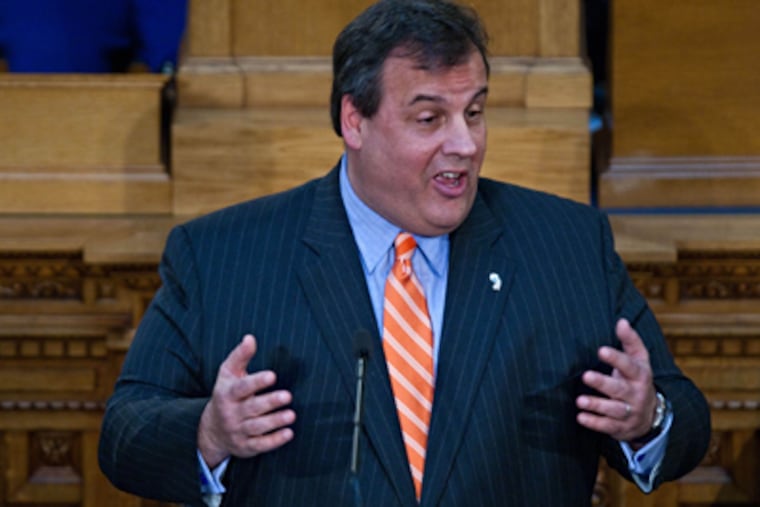 N.J. Gov. Christie is being encouraged to veto a power plant bill. (David M Warren / Staff Photographer)