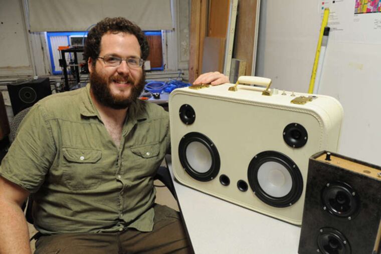 Brendan J. Schrader at Hive76, which he founded in 2009 as a studio for hackers and inventors.