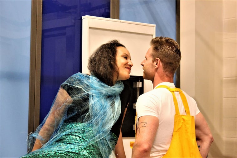 Justine S. Harrison and Sam Bryda in "Calliope Rose," through Aug. 21 at the Aerodrome in Cape May.