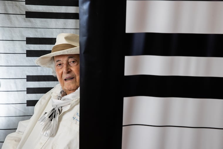 Remo Saraceni created the Big Piano in 1982. He claims FAO Schwarz' owners stole his idea and mass produced his toy. He is shown on Dec. 7, 2023.