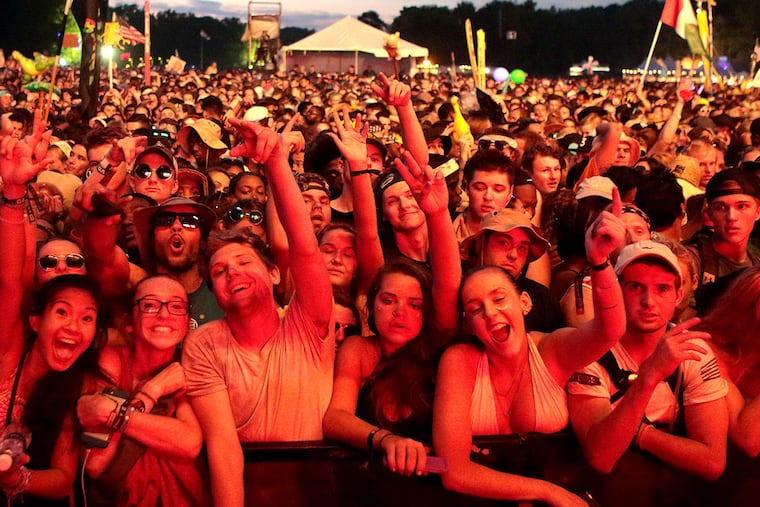 Fans attend Day 3 of the 2016 Firefly Music Festival at The Woodlands on Saturday, June 18, 2016, in Dover, Del.