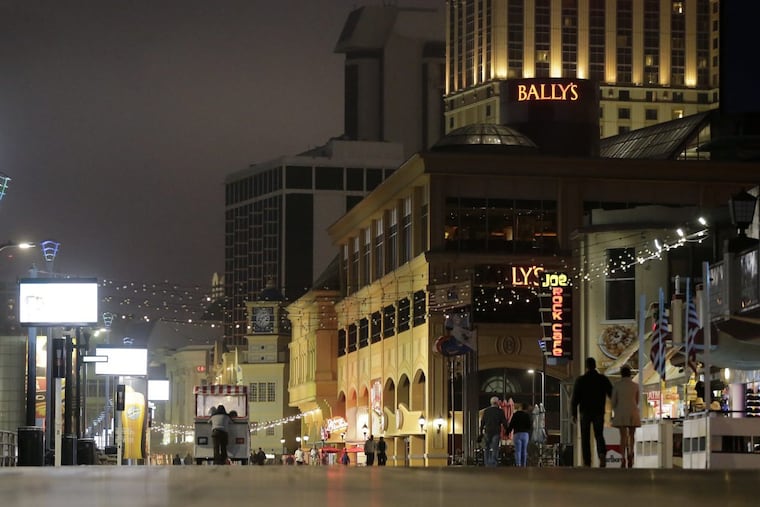 The Atlantic City Boardwalk.