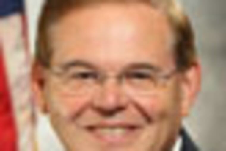 U.S. Sen. Robert Menendez (D., N.J.) for story slugged JSenate19