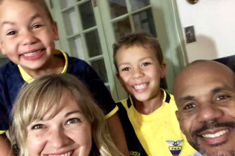 Anastasia Shown and her husband Symeon Braxton don't give their children Desmond, 5 (left) and Samson, 7 (right) allowances. "We keep the talk of money low," Anastasia said.