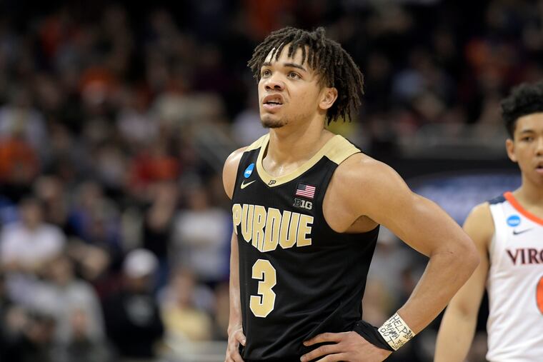 Carsen Edwards will work out for the Sixers.