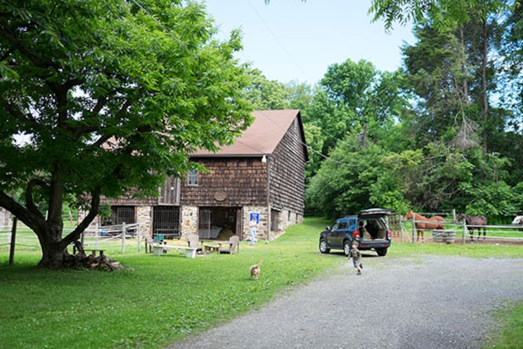 This barn, on property formerly owned by Merlin Brubaker, a DuPont scientist, may be earmarked for demolition, according to the Save the Valley conservation group. (ED HILLE / Staff Photographer )
