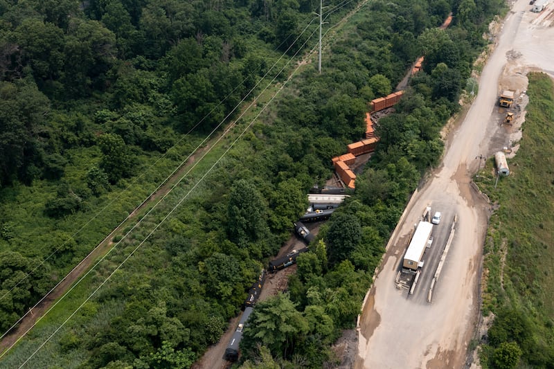 Thread Comment Train Crash Whitemarsh train derailment of CSX freight train spills plastic pellets