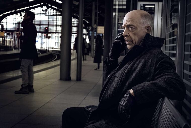 J.K. Simmons in a scene from Starz's "Counterpart," in which he plays a low-level employee of a secretive international agency who makes a life-changing discovery