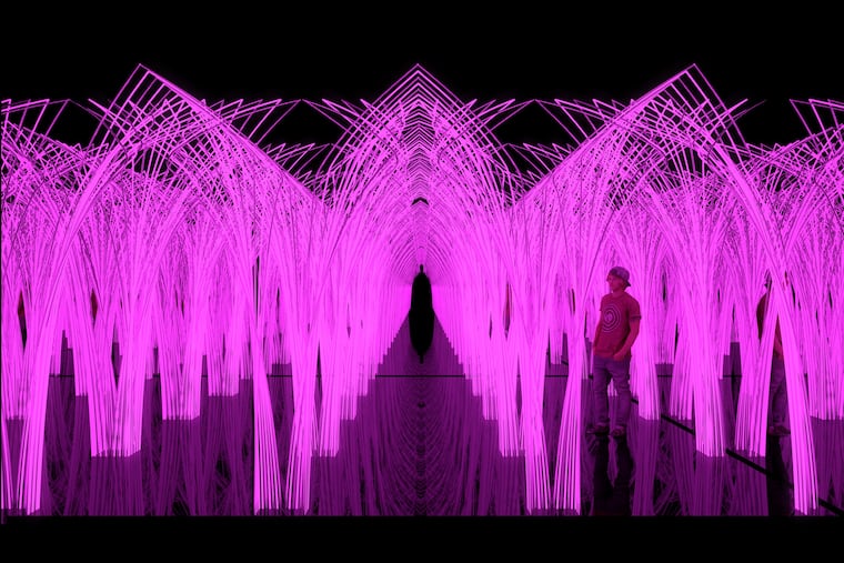 Concept art for Otherworld Philly, which has elements of Burning Man art, crossed with an escape room with a taste of children’s museum and haunted house.